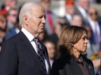 Jill Biden's apparent cold shoulder for Kamala Harris ignites social media