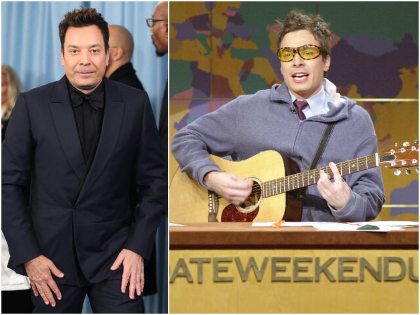 NEW YORK, NEW YORK - MAY 05: Jimmy Fallon attends the 2025 Met Gala Celebrating "Supe