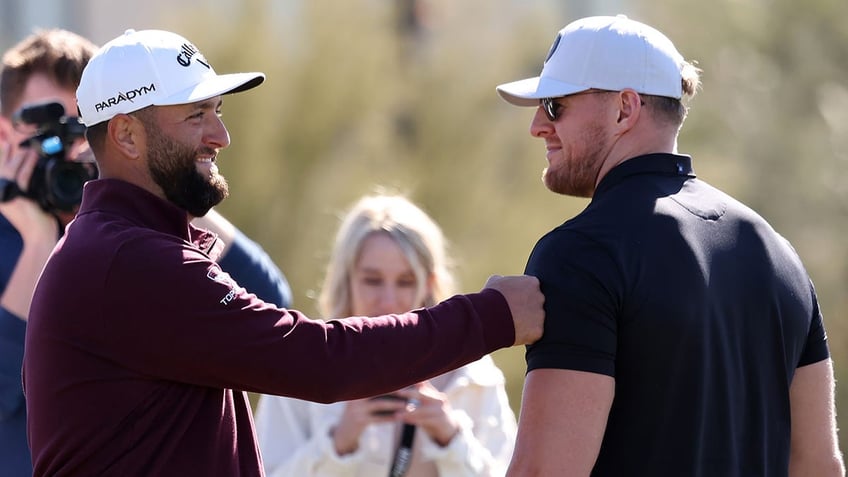 jj watt says hed use physical force against jon rahm to make him sign rumored 600 million deal with liv