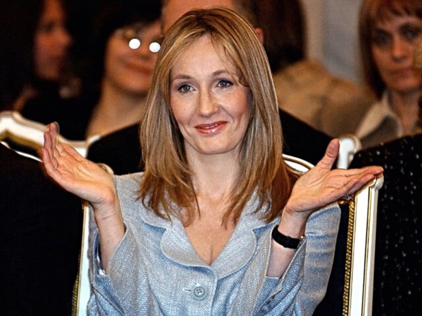 (FILES) This file picture taken on January 26, 2006 in Bucharest shows British author J.K.