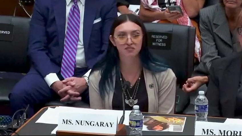 Alexis Nungary testifies before the House Judiciary Hommittee