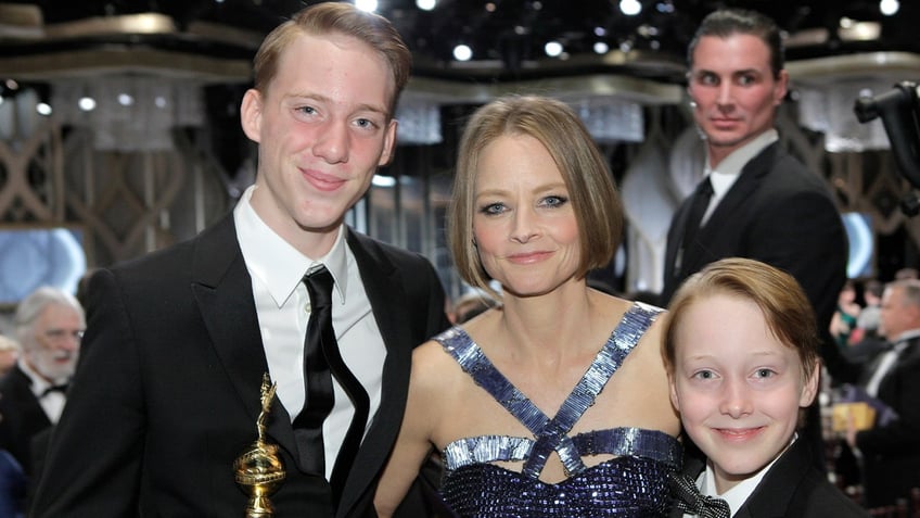 Jodie Foster and two sons