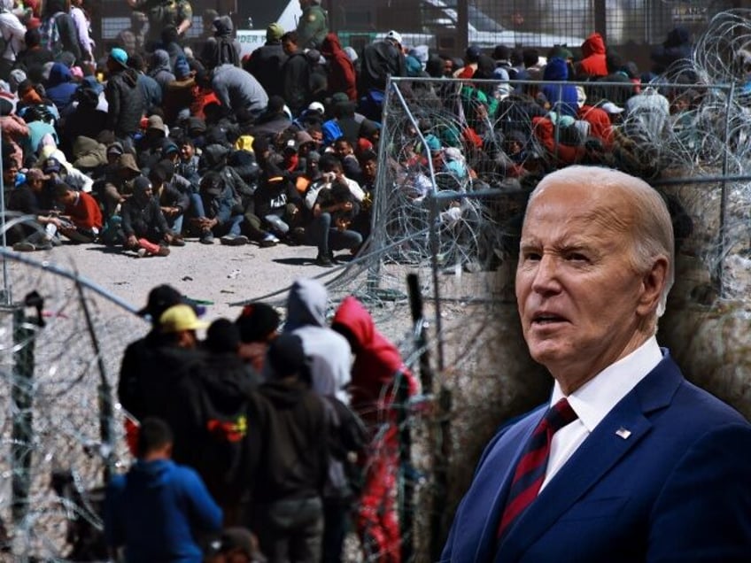 CIUDAD JUAREZ , MEXICO - MARCH 21: Hundreds of foreigners who camped at the border, broke