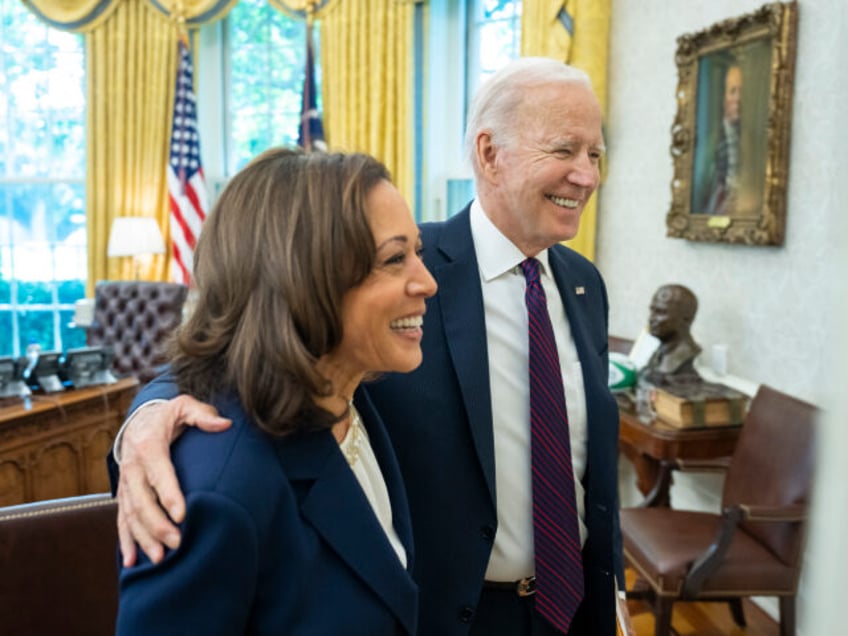 Kamala Harris and Joe Biden