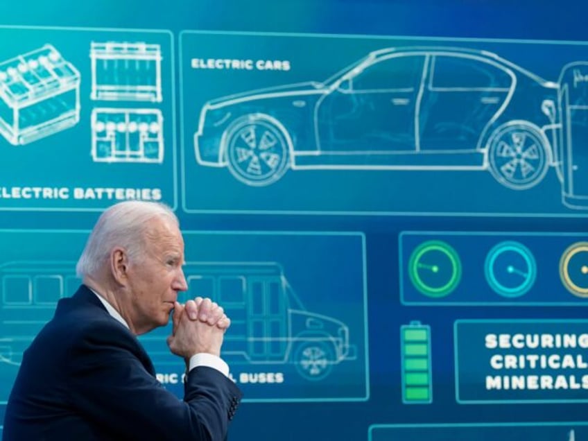 FILE - President Joe Biden listens during an event in the South Court Auditorium in the Ei