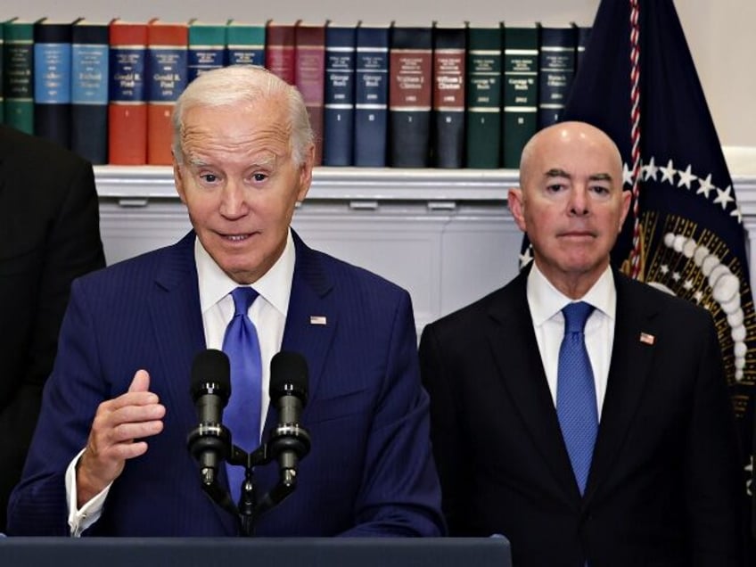 WASHINGTON, DC - AUGUST 30: U.S. President Joe Biden speaks on the government response and recovery efforts on the wildfires on Maui, Hawaii and the ongoing response from the federal government to Hurricane Idalia as (L-R) Chairman of Joint Chiefs of Staff Gen. Mark Milley, Secretary of Defense Lloyd Austin, …