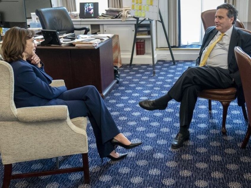 Kamala Harris and Ron Klain
