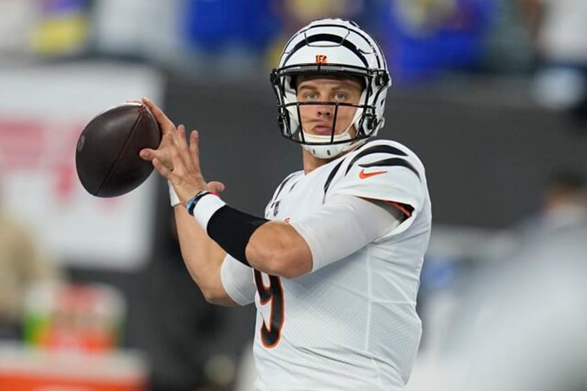 joe burrow starts for bengals vs rams after being questionable with calf injury