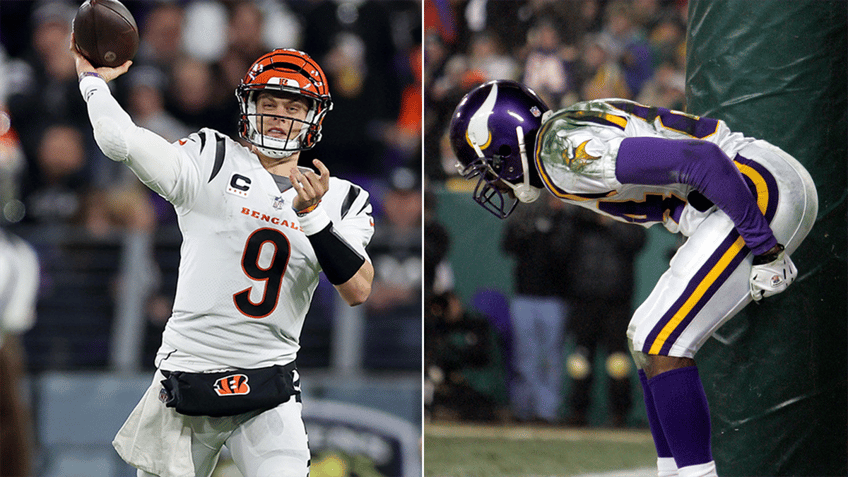 Joe Burrow and Randy Moss