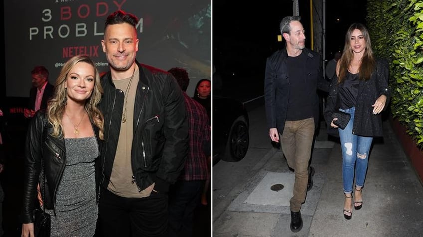 Joe Manganiello with Caitlin O'Connor and Sofia Vergara with Justin Saliman