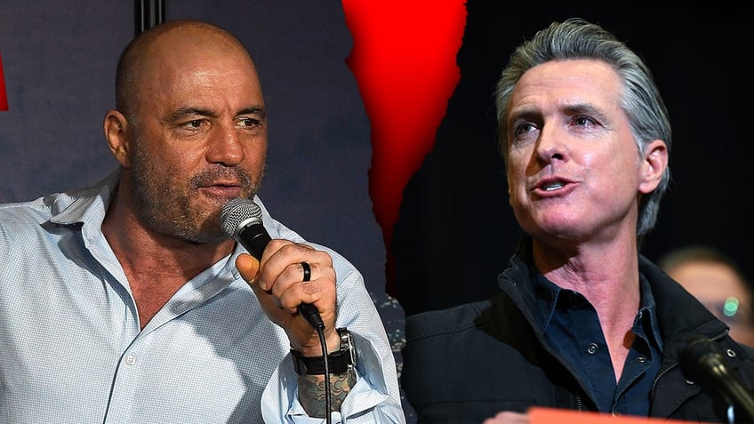 Joe Rogan, Gavin Newsom
