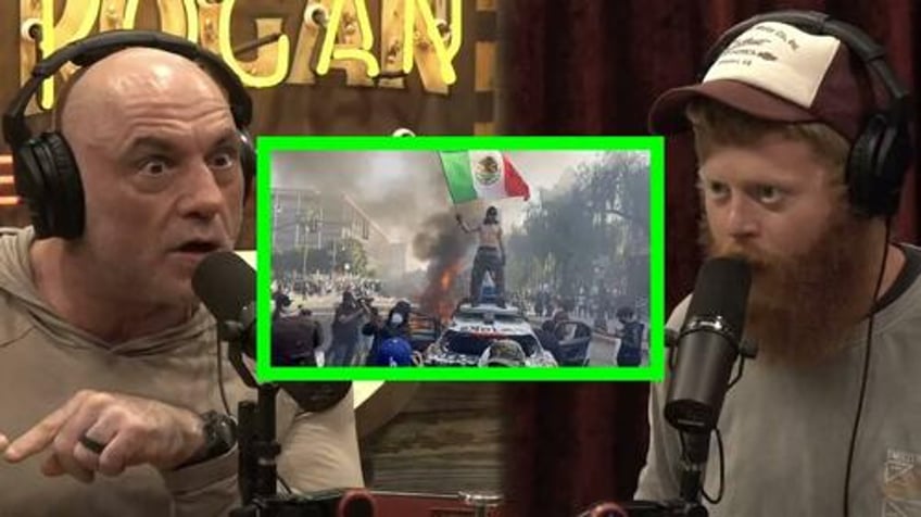 joe rogan sums up la riots with one profound word