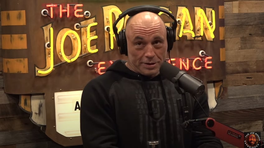 Rogan on his podcast