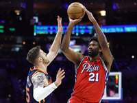 Joel Embiid 'disappointed' with Knicks fans taking over 76ers arena