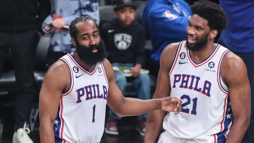 James Harden and Joel Embiid talk