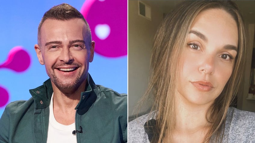 Side by side photos of Joey Lawrence and Melina Alves