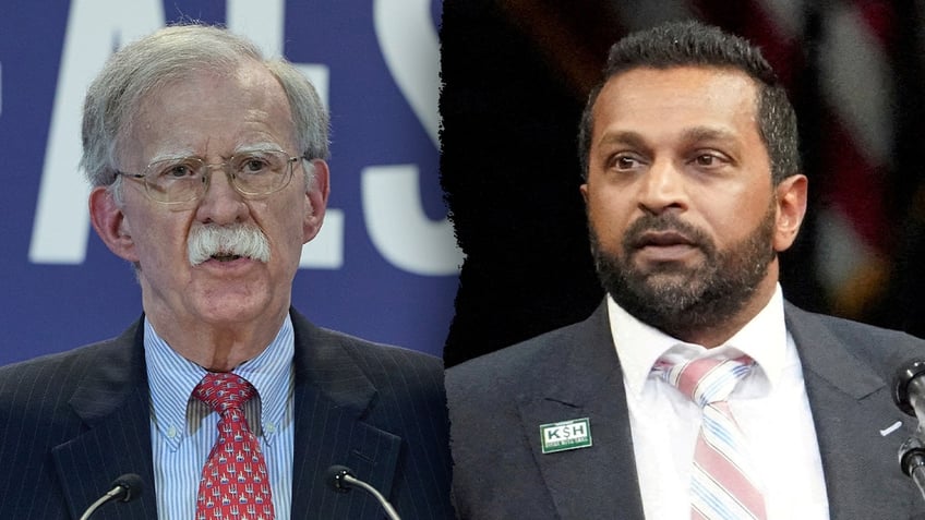 John Bolton and Kash Patel