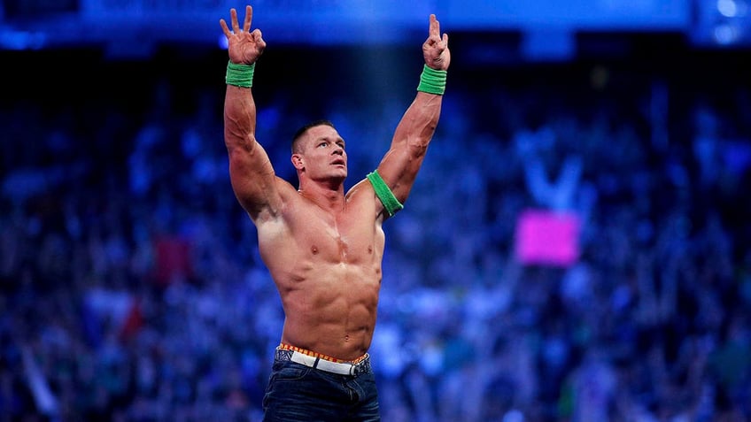 John Cena at a WrestleMania