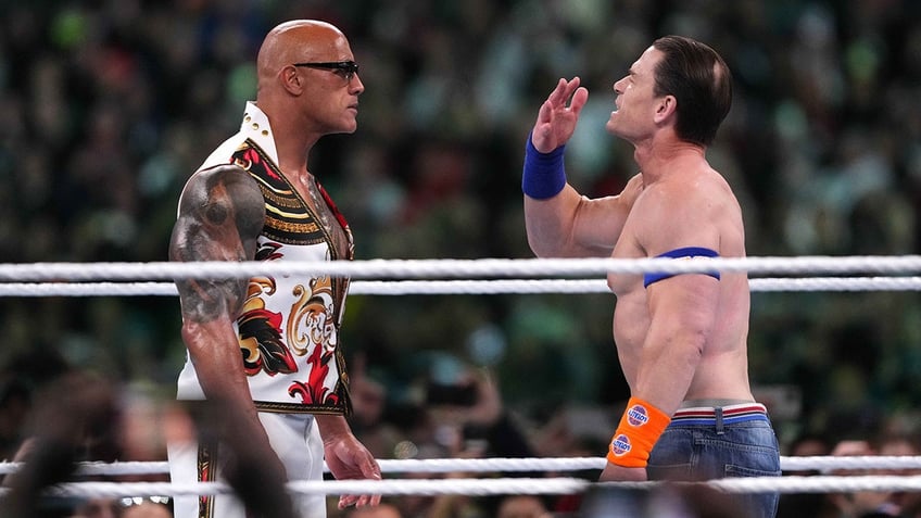 John Cena and The Rock