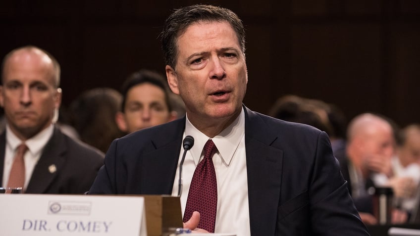 James Comey testifies in suit during Senate hearing