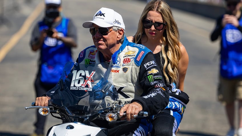 John Force and Brittany Force