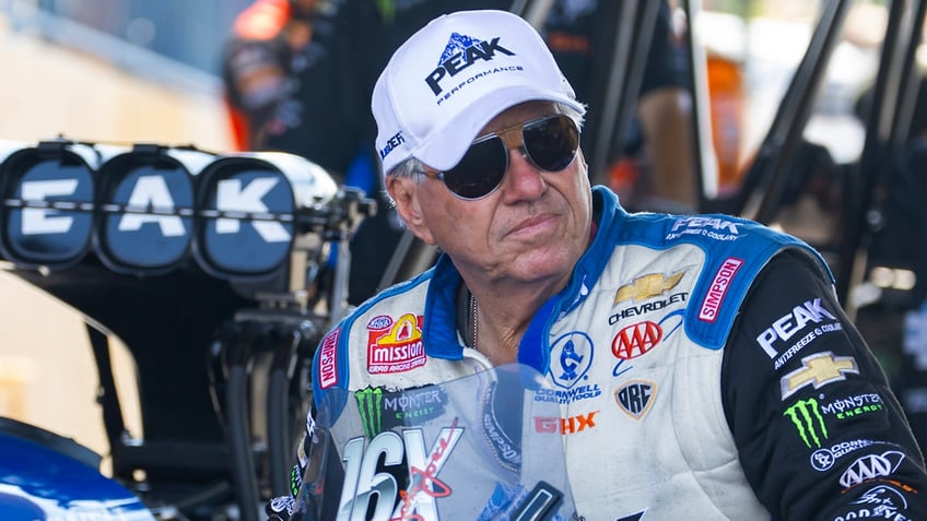 John Force at the Route 66 Nationals