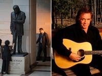 Johnny Cash honored with a statue at the US Capitol