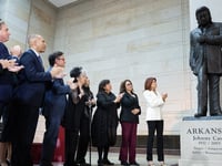 Johnny Cash monument unveiled on Capitol Hill: 'Embodies the American spirit'