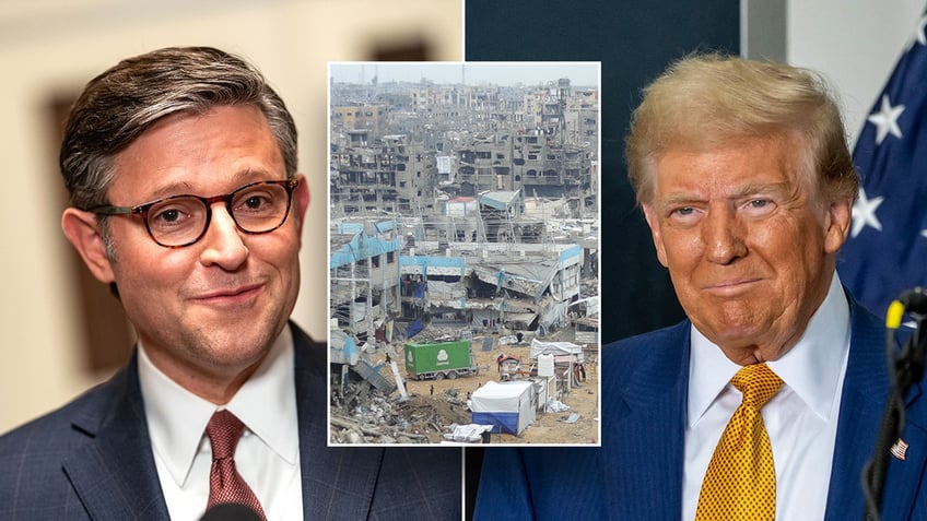 Mike Johnson, Donald Trump, and the Gaza Strip