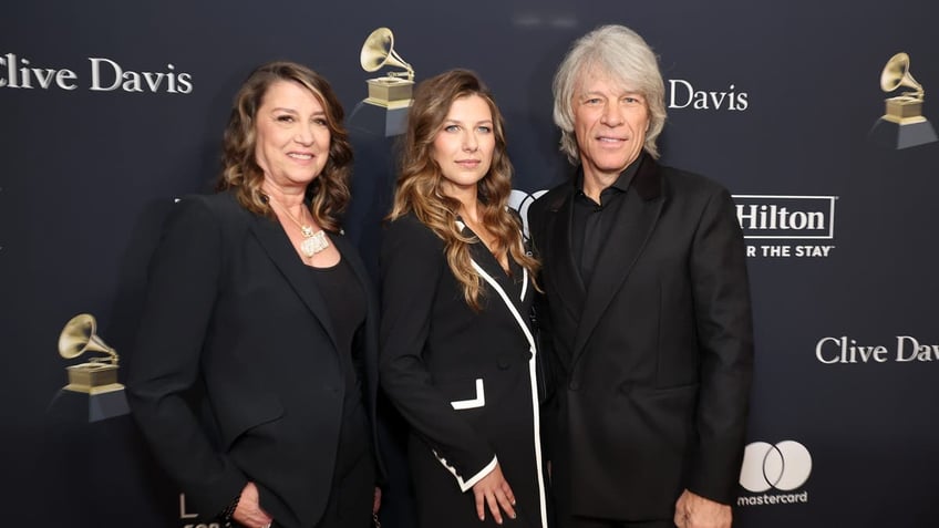 Dorothea Hurley, Stephanie Rose Bongiovi and Jon Bon Jovi