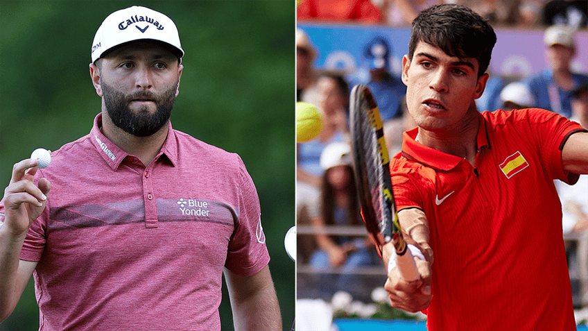 Jon Rahm and Alcaraz