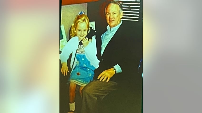 John Ramsey and his daughter, JonBenet Ramsey