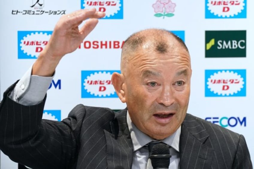 "I am really optimistic about the direction of the team," Eddie Jones said at a news confe