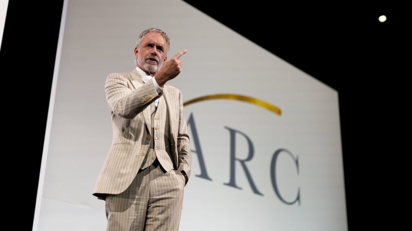 Dr. Jordan B. Peterson speaks at the 2025 ARC Conference in London.