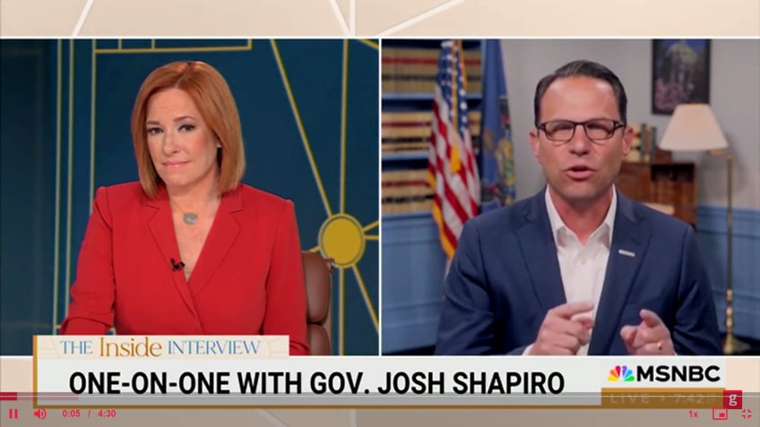 Jen Psaki and Josh Shapiro