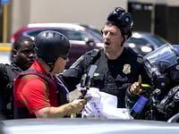 Journalist arrested while covering anti-Trump protest granted bail amid deportation battle
