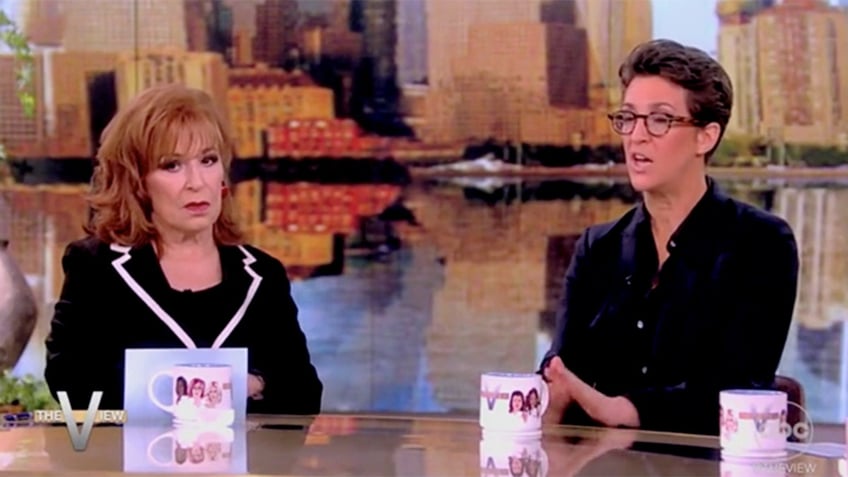 Joy Behar and Rachel Maddow