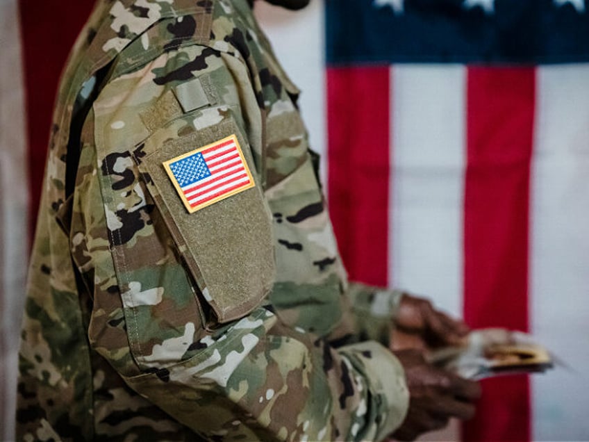 A Man Wearing Military Uniform