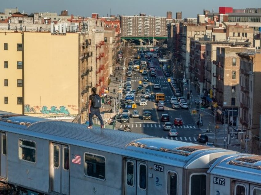 subway surfing in New York City