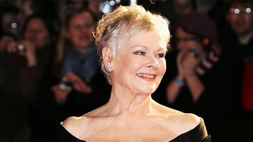 Judi Dench smiling