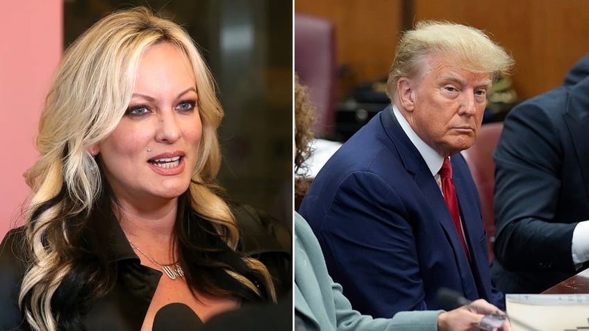 Stormy Daniels and Donald Trump