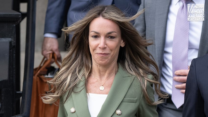 Karen Read exits court.