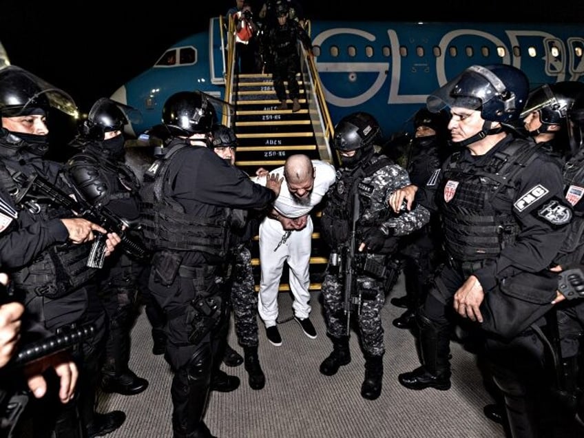 TECOLUCA, EL SALVADOR - MARCH 16: In this handout photo provided by the Salvadoran governm