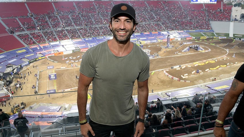 Justin Baldoni attends the SuperMotocross World Championship Finals Celebrity Night