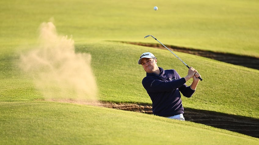 justin thomas finishes miserable open championship first round with brutal quadruple bogey