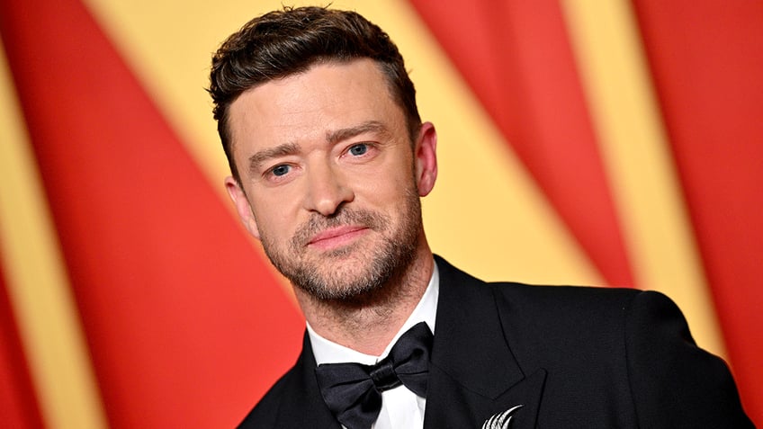 Justin Timberlake at the Vanity Fair Oscars party