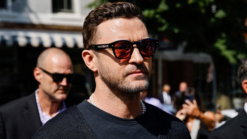 Justin Timberlake arrives to appear in court in Sag Harbo