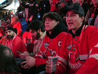 Justin Trudeau says he's 'damn proud' of Canada as fans boo US national anthem, faces online ridicule