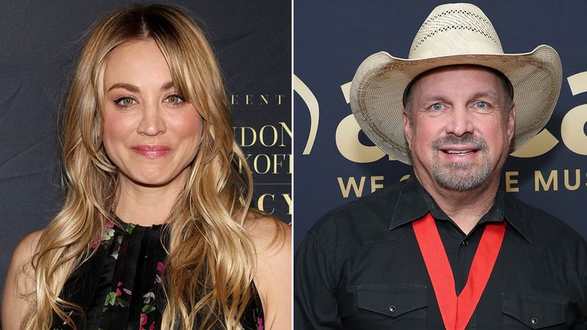 kaley cuoco garth brooks on red carpets