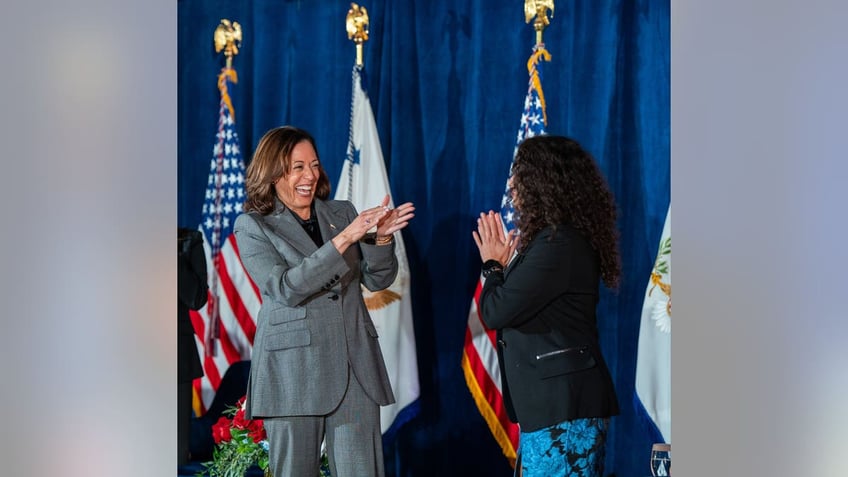 VP Kamala Harris and Lina Hidalgo